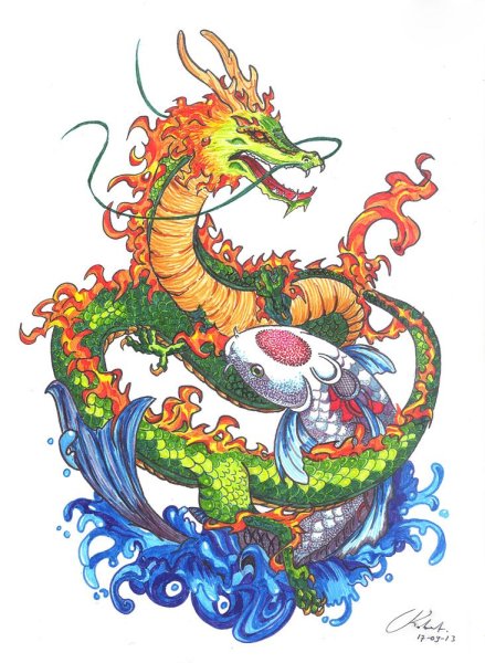 Дилун китайский дракон