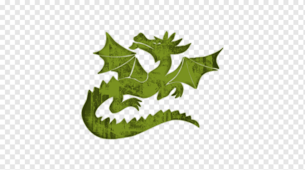 Очертания зеленого дракона