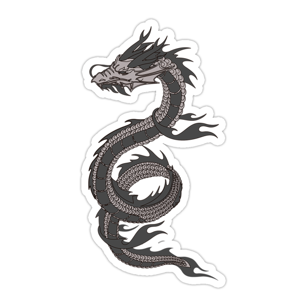 Японский дракон тату