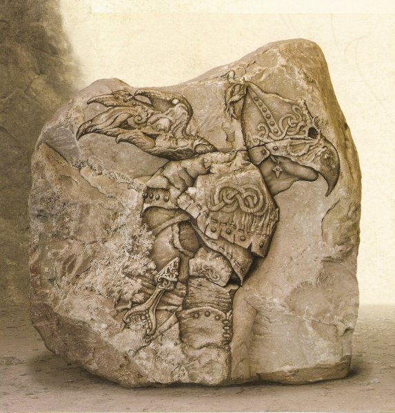 Каменный барельеф