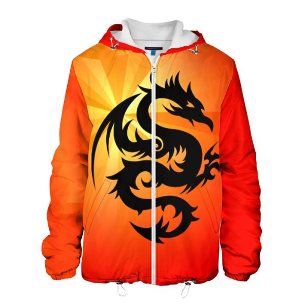 Куртка с драконом на спине