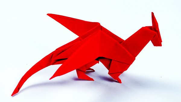 Поделка дракон оригами