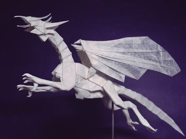 Бумажные фигурки драконы