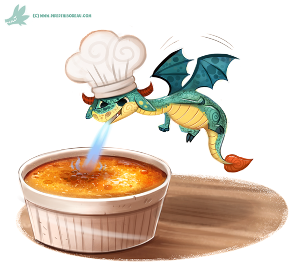 Рисунки дракон повар