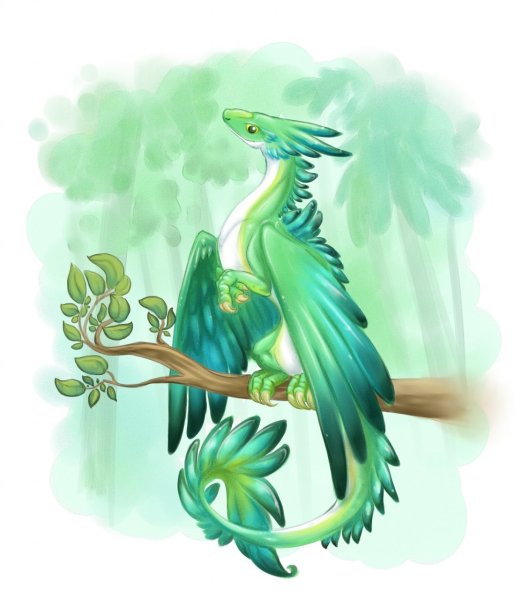 Зелёный дракон