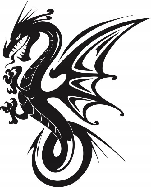 Стилизованный дракон