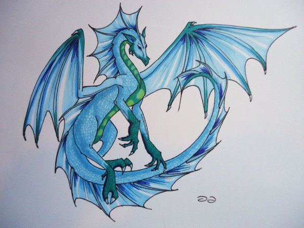 Картинки драконов для срисовки