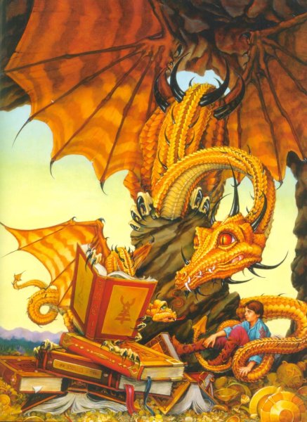 Картина на драконе