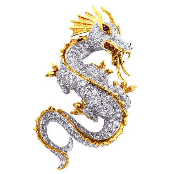 Драгоценные украшения дракон