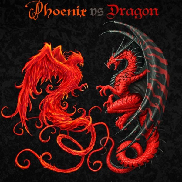 Изображение Феникса и дракона