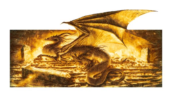 Хоббит золотой дракон