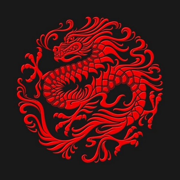Красный дракон Китай