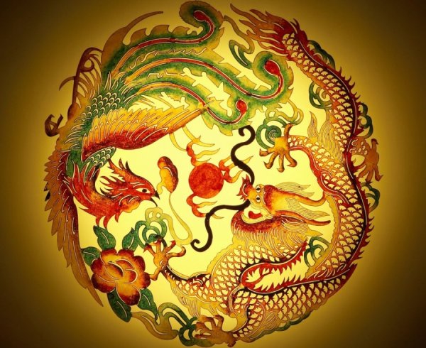 Феникс и дракон Китай