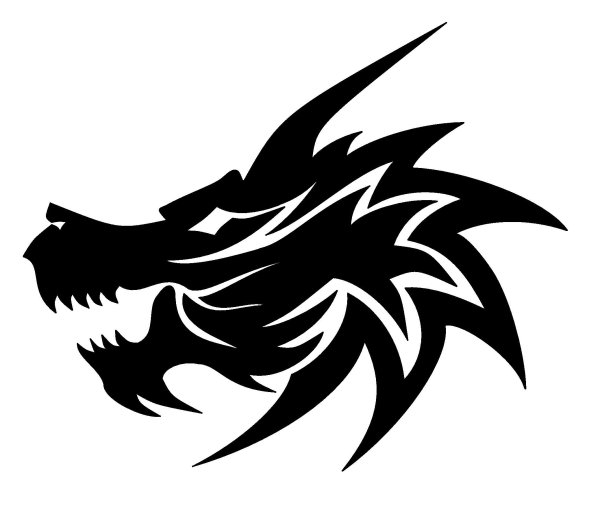 Рисунки дракон в профиль