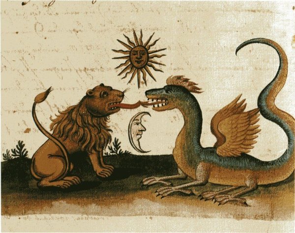 Изображение драконов в средневековье