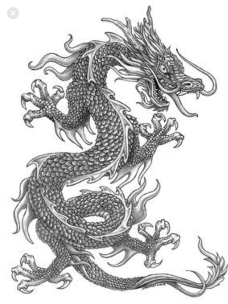 Тяньлун дракон тату