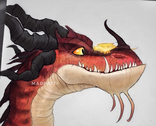 Рисунки дракона ужасное чудовище