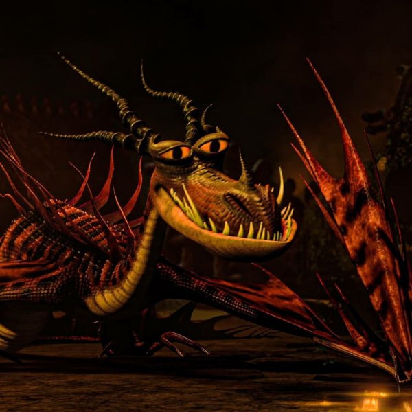 Дракон ужасное чудовище Кривоклык