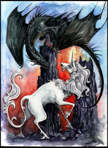 Дракон и Единорог