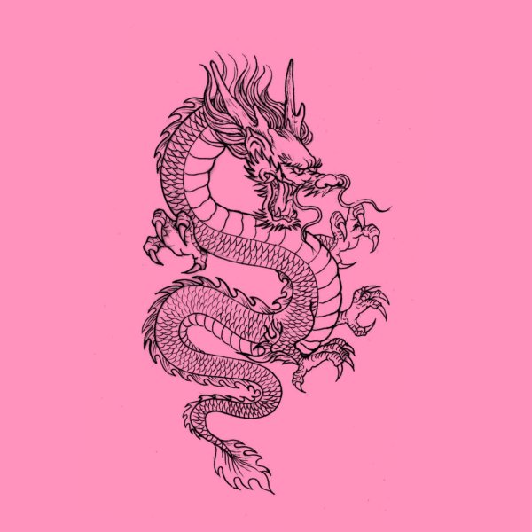 Китайский дракон тату