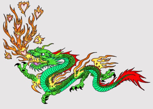 Изображения китайских драконов