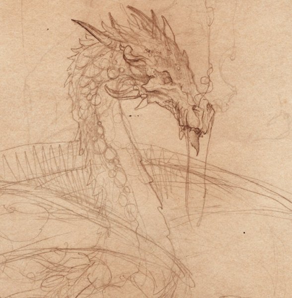 Рисунки драконов против