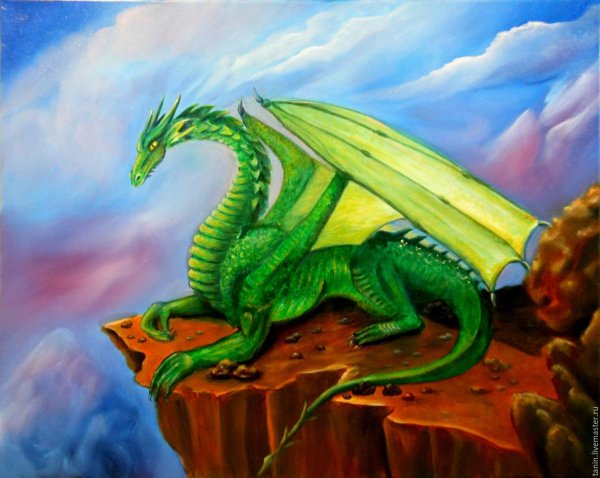 Зелёный дракон Геншина
