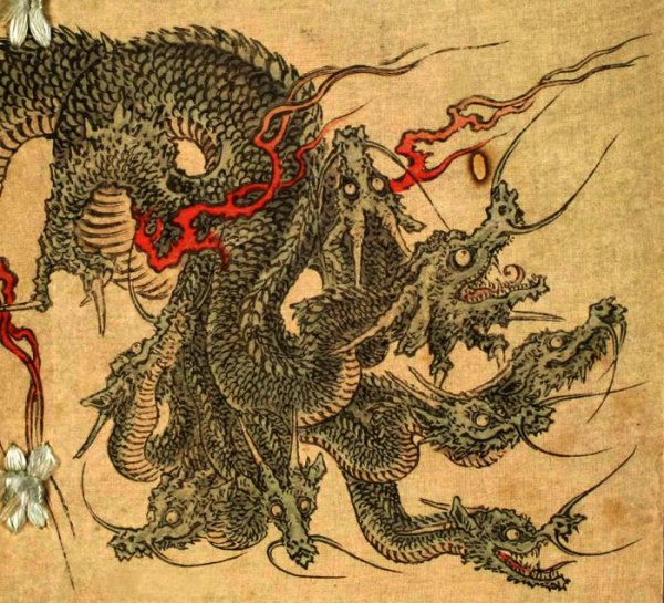 Ямато но Ороти японский дракон