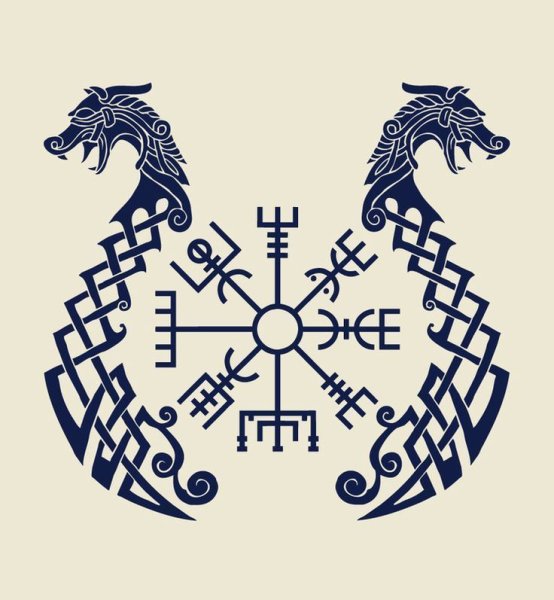 Драккар символ Скандинавский