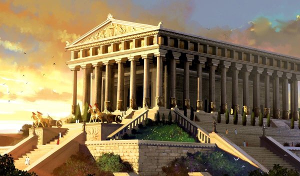 Семь чудес света храм Артемиды в Эфесе