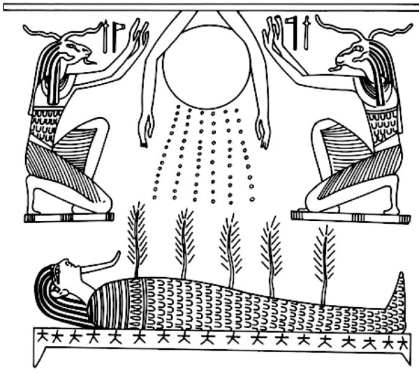 Рисунки древнеегипетский миф