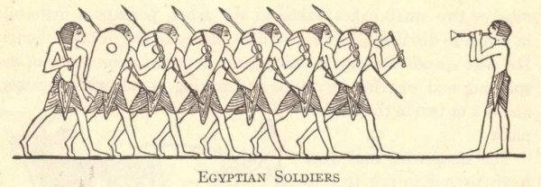 Рисунки войско древнего Египта