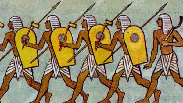 МЕДЖАИ воины древнего Египта