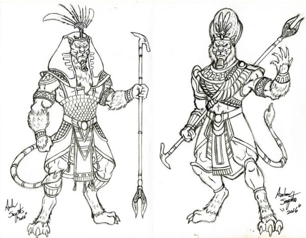 Рисунки древних Войнов