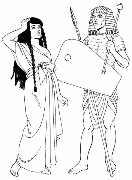 Одеяние воина древний Египет