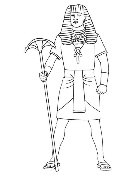 Одеяние фараона древнего Египта