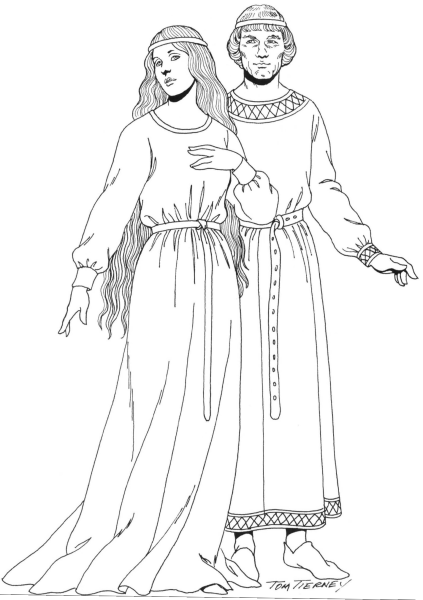 Рисунки древнерусская баба