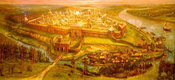 Москва в древности при Юрии Долгоруком