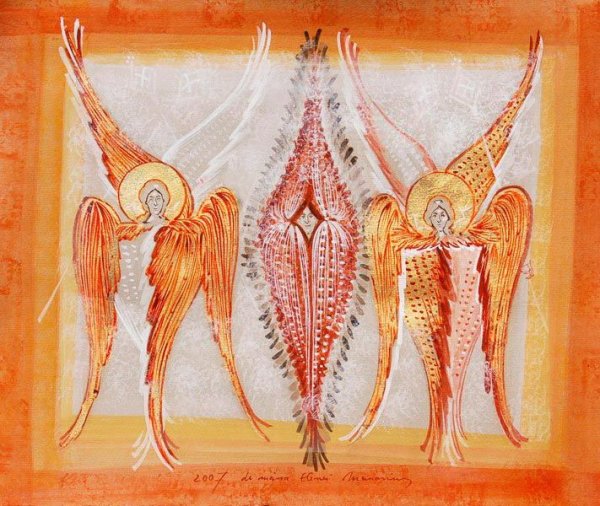 Престолы херувимы и Серафимы икона