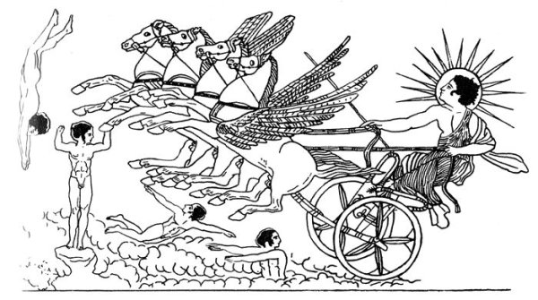 Фаэтон на колеснице Гелиоса