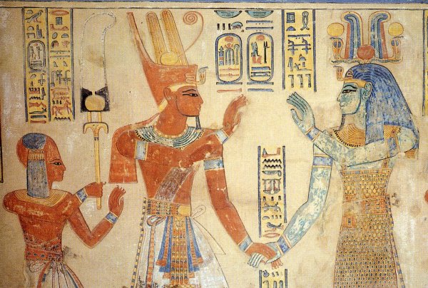 Фрески древнего Египта Гробница Тутанхамона