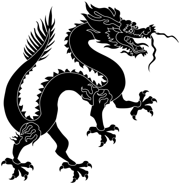 Рисунки древний китайский дракон