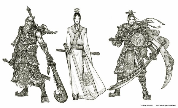 Одежда воинов древнего Китая