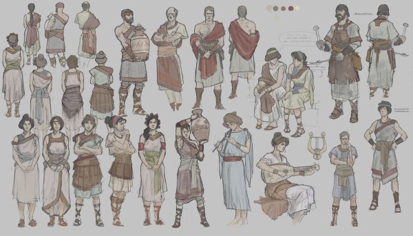 Римская одежда референс