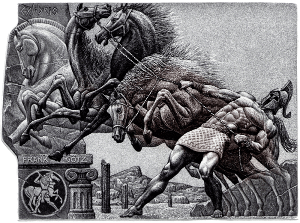 12 Подвигов Геракла лошади Диомеда