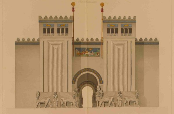 Ворота дворца Саргона II