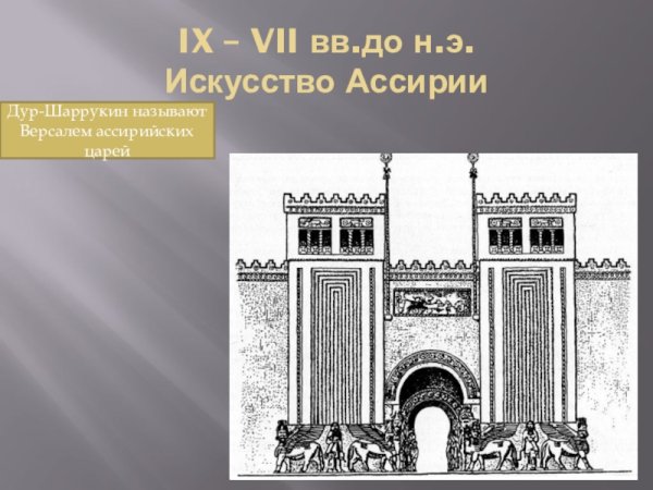 Царский дворец Ассирийских царей