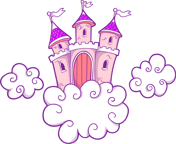 Сказочный замок рисунок для детей