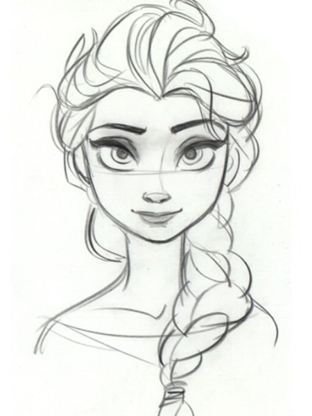 Рисунки эльза принцесса