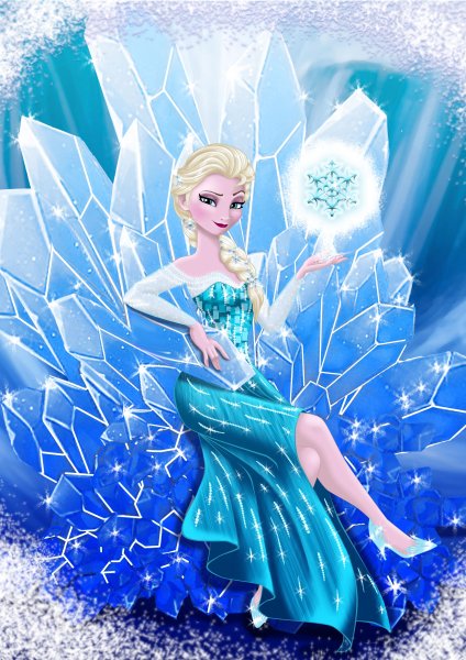 Ледяная Королева Эльза мультфильм